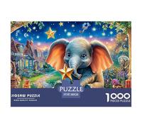 Paseo en Globo de Elefante Puzzle para Adultos Obra De Arte Desafiante para Los Sentidos - El Regalo Navideño Que Conquista A Mujeres, Hombres, Adultos Y Niños (Edad Recomendada: 14+) 38x26cm/1000pcs