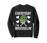 Paseo fresco de las coles de Bruselas Sudadera