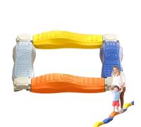 Paseos Balance Beam - Sensory Play Kit, Kids Balance Herramientas | de haz modular para el crecimiento de habilidades motoras, curso de juego en exteriores en interiores, pasos de agarre suave