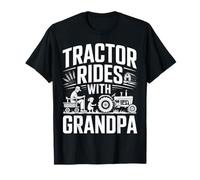 Paseos en Tractor con Memoria de Nieto de la Granja del Abuelo Camiseta