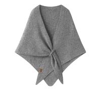 Pashmina bufanda, de punto, bufandas, chales, cardigan, capa, hombro, top, suéter, bufanda, gris, talla única