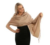 PashminaShine - Bufanda de Cachemira Suave Como Seda para Mujer y Hombre, Ligera para Otoño y Verano, Chal de Pashmina