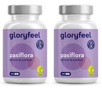 Pasiflora 240 Cápsulas - 3750 mg de Pasiflora (937,5 mg de Extracto de Pasiflora) - Combate la inquietud, para más relajación* - Probado en laboratorio en Alemania, sin aditivos (Paquete de 2)