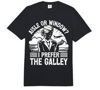 Pasillo o Ventana Prefiero el Asistente de Vuelo de la galera Comfort Colors Adult Heavyweight T-Shirt