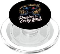 Pasión en Cada Palabra Arte Deportivo PopSockets PopGrip para MagSafe