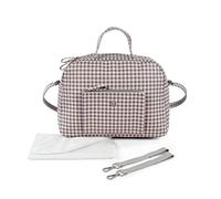 Pasito a pasito. Bolsa para Carrito de Bebé Together. Bolsa Organizadora, Práctica, Elegante y de Gran Tamaño. Bolso de Maternidad Fabricado en Polipiel. Color Rosa/Gris