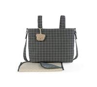Pasito a pasito Bolso Crossbody Pasito a Pasito Tartan. Gris oscuro Variante única