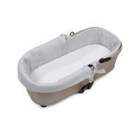 Pasito a Pasito Cubre Cuco Dual +Sábana Ajustable Cuco Little Bloom (Vichy Gris)