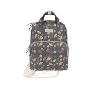 Pasito a Pasito. Mochila Garden. Bolsa Pañalera Amplia para Silla de Paseo. Diseño Cómodo y Versátil con Asas Cortas para Colgar del Cochecito o Correas para Llevar a la Espalda. Color Gris