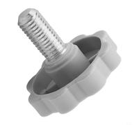 Paso a paso Perilla de la máquina Pin 14mm Diámetro del tornillo Pieza de repuesto Perno de apriete a mano para reparación de equipos cardiovasculares (gris)