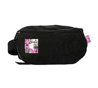 PASO BeUniq Barbie Black Riñonera, Unisex-Youth, Multicolor, 13 x 23 x 9 cm