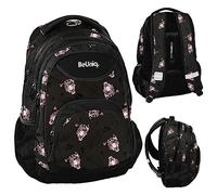 PASO BU23PR-2708, Mochila escolar Panthera BeUniq, Black