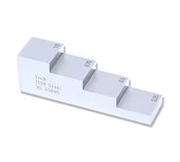 Paso de bloque de calibración de prueba de 4 pasos 0.250/0.500/0.750/1.00 para uso de calibre de grosor y calibración de linealidad
