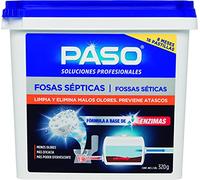 PASO - Limpia tuberías y desagües - Elimina olores en tuberías - Fosas séoticas - 16 pastillas