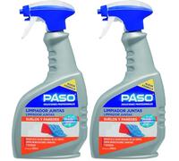 PASO - Limpiador de juntas - Efecto Blanqueante Instantáneo en juntas de Suelos y Paredes, Elimina Incrustaciones, Manchas y Suciedad, Recupera el Color Original- 500ml (Paquete de 2)