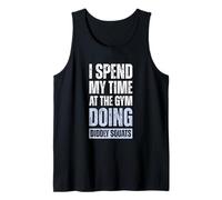 Paso Mi Tiempo En El Gym Haciendo Sentadillas Camiseta sin Mangas