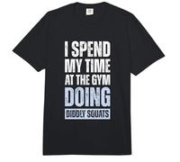 Paso Mi Tiempo En El Gym Haciendo Sentadillas Comfort Colors Adult Heavyweight T-Shirt