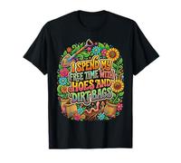 Paso mi Tiempo Libre con Azadas y Bolsas de Tierra, Divertida jardinería Camiseta