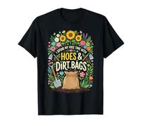 Paso mi Tiempo Libre con Azadas y Sacos de Tierra Funny Gardener Camiseta