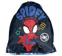 PASO Spiderman Spidey - Mochila escolar, azul, Bolsa para zapatos