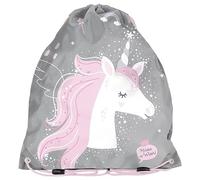 PASO Unicorn, Bolsa de Deporte con cordón Unisex Kids, Multicolor, 45 x 34 cm
