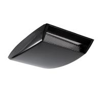 Paso viento Compatible Con VW Para Passat 1 Pieza Auto Tuning Flujo Aire Entrada Capó Toma Cubierta Decorativa Rejilla Central Piezas Coche(Black)