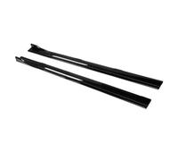 Pasos Laterales 2.2m Faldones Laterales Extensión Rocker Splitters Difusor Alas ala para IS250 IS350 ISF 2006-2013(Negro Brillante)