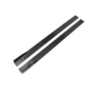 Pasos Laterales 2.2m Negro Brillante Negro Brillante Faldón Lateral Coche Extensiones ala Rocker Splitters para F30 F80 F82 M4 F32 F36 E90 E92 F10