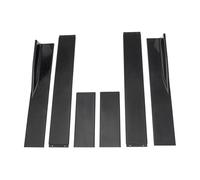 Pasos Laterales 2M Universal para A3 A4 A5 A6 A7 A8 RS5 RS6 RS7 S3 S4 Kit Extensión Faldón Lateral Divisor Delantal Labio Winglet Accesorios(Negro)