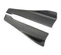 Pasos Laterales 2PC para Mitsubishi 3000GT Coche Labio Trasero Parachoques Faldones Laterales Divisores Aletas Spoiler Winglet Delantal Canards Difusor Guardabarros(Fibra de Carbon)