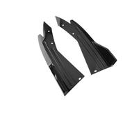 Pasos Laterales 2PCS Universal Car Rear Bumper Spoiler Lip Wing Trim Protection Anti-Crash Diffuser Side Skirt Wrap Angle Splitter(Negro)
