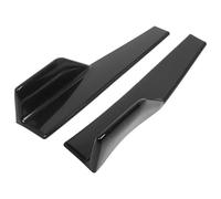 Pasos Laterales 45CM para Nissan para Versa Kit Cuerpo Extensión Faldón Lateral Spoiler Splitter Cover Sticker Car Tuning Accessories(Negro Brillante)