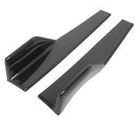 Pasos Laterales 45CM Universal para A4 B8 A3 8V A6 C6 Faldón Lateral Extensión Kit Cuerpo Guardias Cubierta Spoiler Pegatina Accesorios Tuning De(Aspecto de Fibra de Carbono)