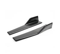 Pasos Laterales 45CM Universal para A4 B8 A3 8V A6 C6 Faldón Lateral Extensión Kit Cuerpo Guardias Cubierta Spoiler Pegatina Accesorios Tuning De(Negro)