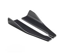 Pasos Laterales 48CM para E90 E46 F20 F30 E39 G20 Accesorios Protector Extensión Universal Parachoques Trasero Spoiler Difusor Faldón Lateral Dividido(Carbón)
