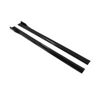 Pasos Laterales 8PCS 2.2m Extensión Faldón Lateral Rocker Plate Lip Separator Bumper para 1 2 3 4 5 Series E46 E90 F10 F20 F21 F30 G20 G30(Negro Brillante)