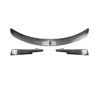 Pasos Laterales Difusor Labios Parachoques Delantero Kit Carrocería Protector Parachoques Alerón para Serie 3 E90 E91 LCI MSport 2009-2012(Conjunto con Apariencia de Carbono)