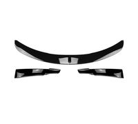 Pasos Laterales Difusor Labios Parachoques Delantero Kit Carrocería Protector Parachoques Alerón para Serie 3 E90 E91 LCI MSport 2009-2012(Conjunto Negro Brillante)