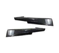 Pasos Laterales Difusor Labios Parachoques Delantero Kit Carrocería Protector Parachoques Alerón para Serie 3 E90 E91 LCI MSport 2009-2012(Divisor con Apariencia de Carbono)
