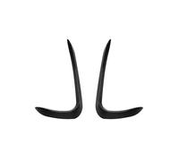 Pasos Laterales Divisor Labios Alerón Lateral Parachoques Delantero Difusor Ajuste Cuchilla Viento Kits Carrocería Accesorios para X6 F16 MSport 2015-2019(Negro Brillante)