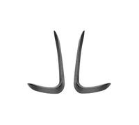 Pasos Laterales Divisor Labios Alerón Lateral Parachoques Delantero Difusor Ajuste Cuchilla Viento Kits Carrocería Accesorios para X6 F16 MSport 2015-2019(Aspecto Carbono)