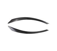 Pasos Laterales Embellecedor Cubierta Párpado Cejas Faros Delanteros para Hyundai para Sonata 2020 2021 2022 2023(Fibra de Carbon)