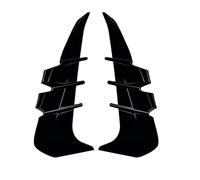 Pasos Laterales Embellecedor Cuchillas Parachoques Delantero Luz Antiniebla para Toyota GR86 2022+(Negro Brillante)