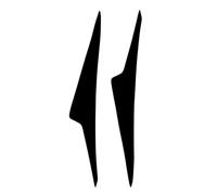 Pasos Laterales Embellecedor Párpados Cejas Faros Delanteros para Mazda 3 para Axela 2014 2015 2016