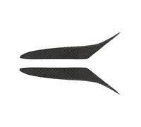 Pasos Laterales Embellecedor Párpados Cejas Faros Delanteros para Mazda RX8 Coupe 2004 2005 2006 2007 2008(Fibra de Carbon)