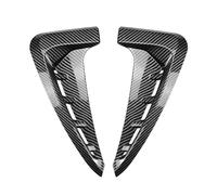 Pasos Laterales Embellecedor Rejilla Ventilación Lateral Guardabarros Pegatina Decorativa Rejilla Lateral Tiburón para X5 F15 MSport 2014 2015 2016 2017 2018(Aspecto de Fibra de Carbono)