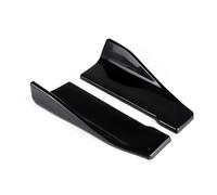 Pasos Laterales Extensión Faldón Lateral Universal 35 Cm Divisor Trasero Winglet Delantales Accesorios para E80 E81 E82 E87 E90 E91 E92 E93 G20 G30(Negro)