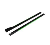 Pasos Laterales Extensiones Faldón Lateral De 2,2 M Kit Cuerpo Labio Aleta Faldones Laterales para A3 A4 A5 A6 A7 A7 A8 Q3 Q5 Q7 RS5 RS6 RS7 S3 S4 TT(Verde)