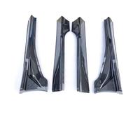 Pasos Laterales Falda Lateral Falda Lip Body Kits Faldones Extensiones para Toyota GR86 ZN8 ZC8 2022 2023 2024(Pintura de Carbono)