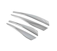 Pasos Laterales Marco Rejilla Luz Antiniebla Delantera Cubierta Panel Embellecedor Bisel para VW para Golf 8 MK8 280TSI Pro 2021 2022(silivery)